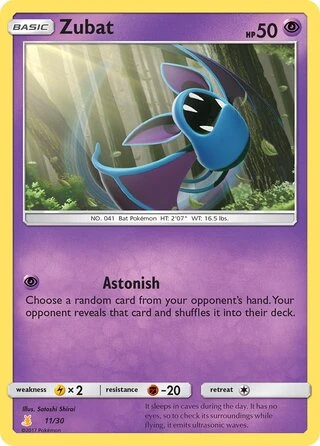 Zubat #11 — SM trainer Kit (Alolan Raichu)