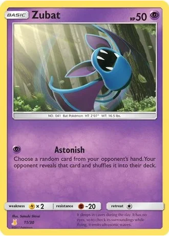 Zubat #11 — SM trainer Kit (Alolan Raichu)