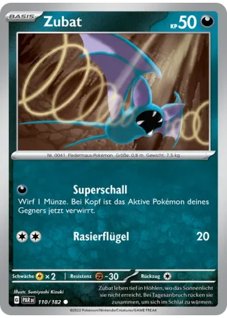 Zubat #110/182 — Paradoxrift
