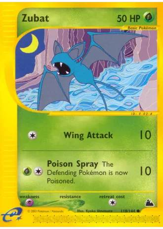 Zubat #118 — Skyridge
