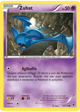 Zubat #31/119 — Forze Spettrali