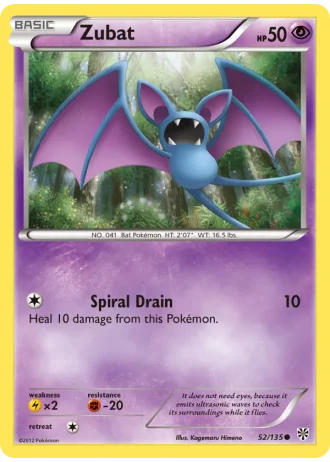 Zubat #52/135 — Plasma Storm