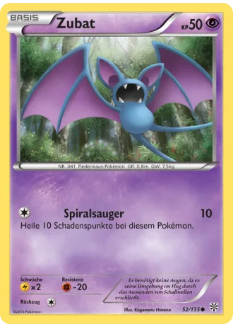 Zubat #52/135 — Plasma-Sturm