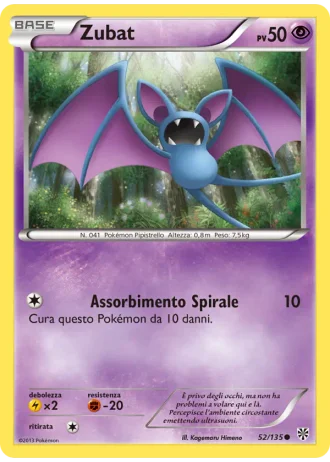 Zubat #52/135 — Uragano Plasma