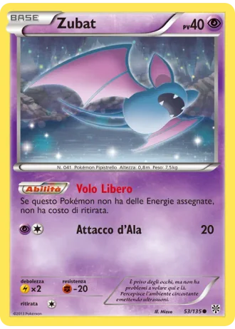 Zubat #53/135 — Uragano Plasma