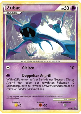Zubat #70/95 — Entfesselt