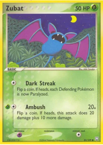 Zubat #82/109 — Team Rocket Returns