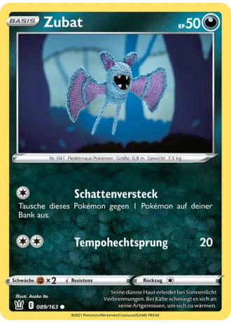 Zubat #89/163 — Kampfstile