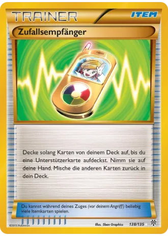 Zufallsempfänger #138/135 — Plasma-Sturm