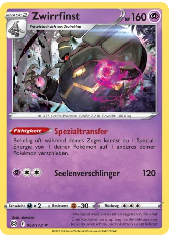 Zwirrfinst #062/172 — Strahlende Sterne