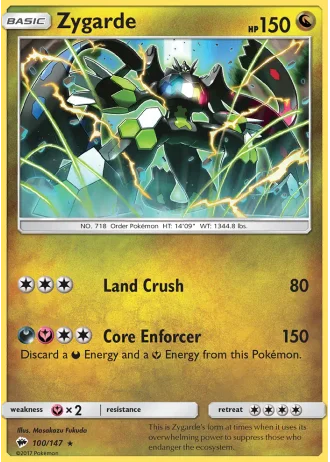 Zygarde #100 — Burning Shadows