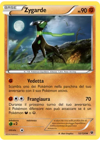 Zygarde #52/124 — Destini Incrociati