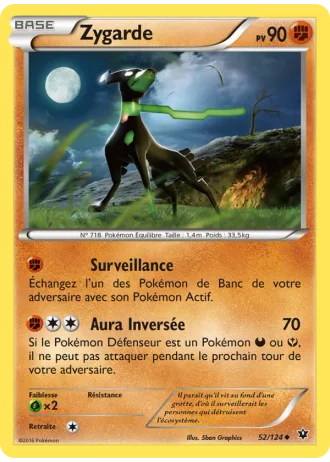Zygarde #52/124 — Impact des Destins