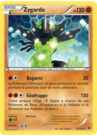 Zygarde #53/124 — Impact des Destins