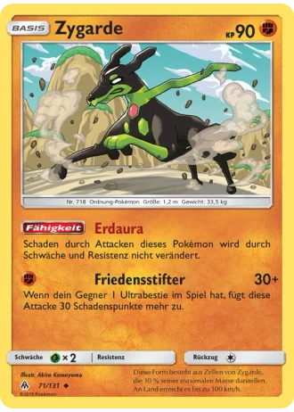 Zygarde #71/131 — Grauen Der Lichtfinsternis