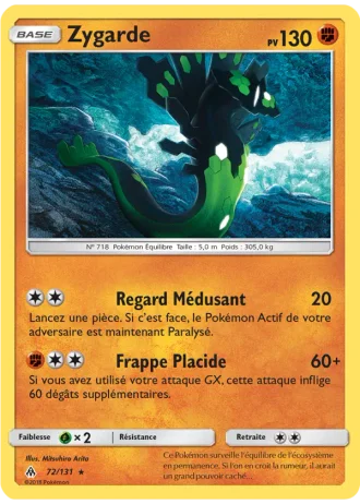 Zygarde #72/131 — Lumière Interdite