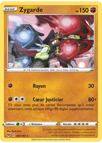 Zygarde #93/185 — Voltage Éclatant