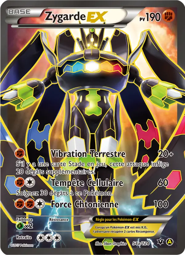 Zygarde EX #54a — Impact des Destins