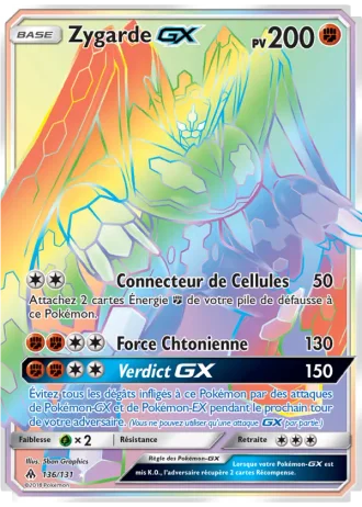 Zygarde GX #136/131 — Lumière Interdite