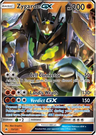 Zygarde GX #73/131 — Forbidden Light