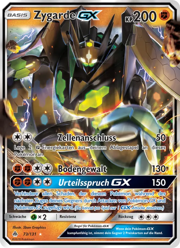 Zygarde GX #73 — Grauen Der Lichtfinsternis