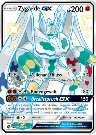 Zygarde GX SV65/94 — Schillernde Schatzkammer (Verborgenes Schicksal)