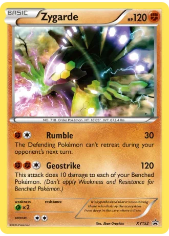 Zygarde XY152 — XY Promos