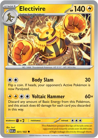 Electivire 031/103