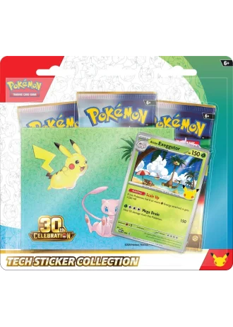 30th Celebration Tech Sticker Collection (Alolan Exeggutor / Lucario)