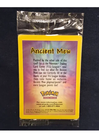 Ancient Mew Sealed Blister