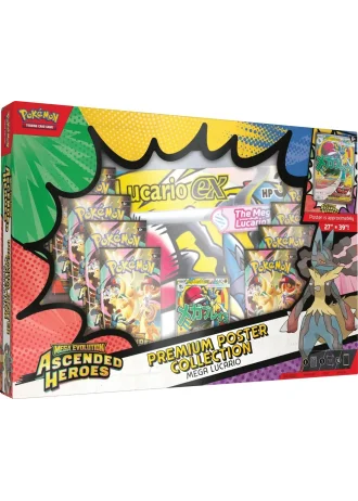Ascended Heroes Premium Poster Collection (Mega Lucario)
