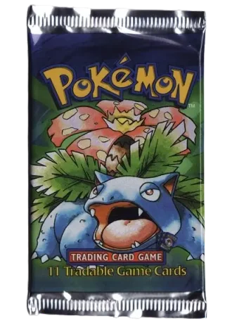 Base Set Pokemon Booster Pack Shadowless