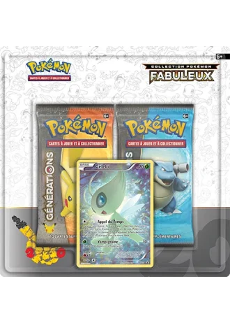 Collections Pokémon Fabuleux – 9 autres coffrets (Celebi, Jirachi, Manaphy, Darkrai, Shaymin, Arceus, Victini, Keldeo, Genesect)