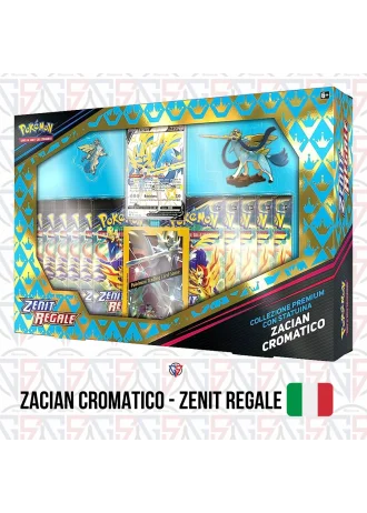 Collezione Premium con statuetta Zacian cromatico