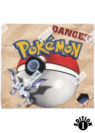 Fossil Pokemon Booster Box 1st edition