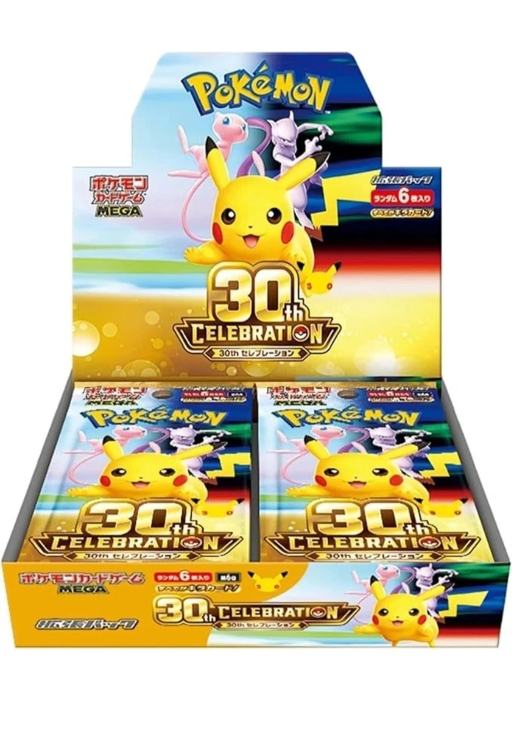 MEGA Expansion Pack 30th CELEBRATION Booster Box (Japanese) — MEGA Expansion Pack 30th CELEBRATION