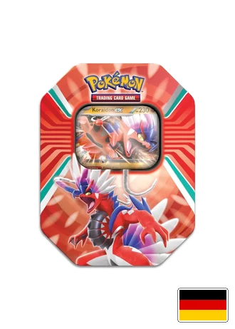 Schlagkräftige Legenden Tin-Box: Koraidon-ex