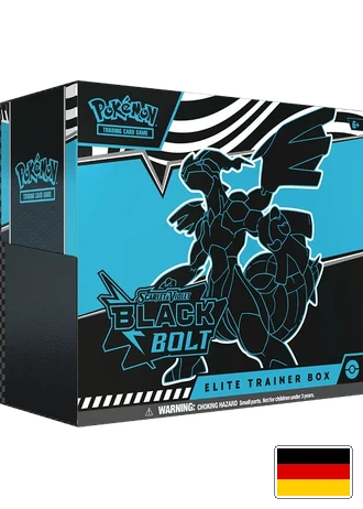 Schwarze Blitze Top-Trainer-Box