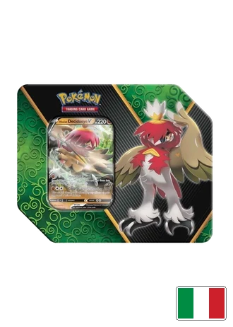 Stacking Tin Tipo Erba (Decidueye, Eldegoss, Meganium, e Whimsicott)
