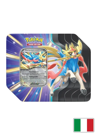 Tin da Collezione Leggende Sovrane: Zacian-ex