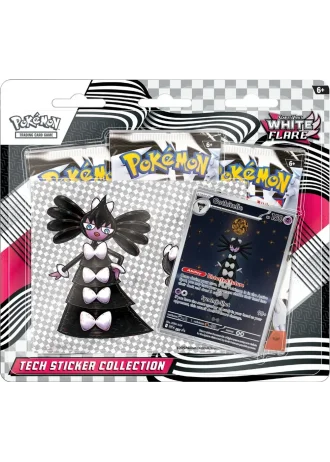 White Flare Tech Sticker Collection