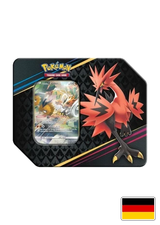 Zenit der Könige: Galar-Zapdos Tin-Box